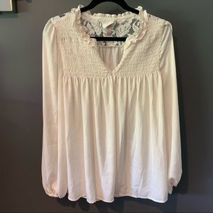 Knox Rose cream blouse